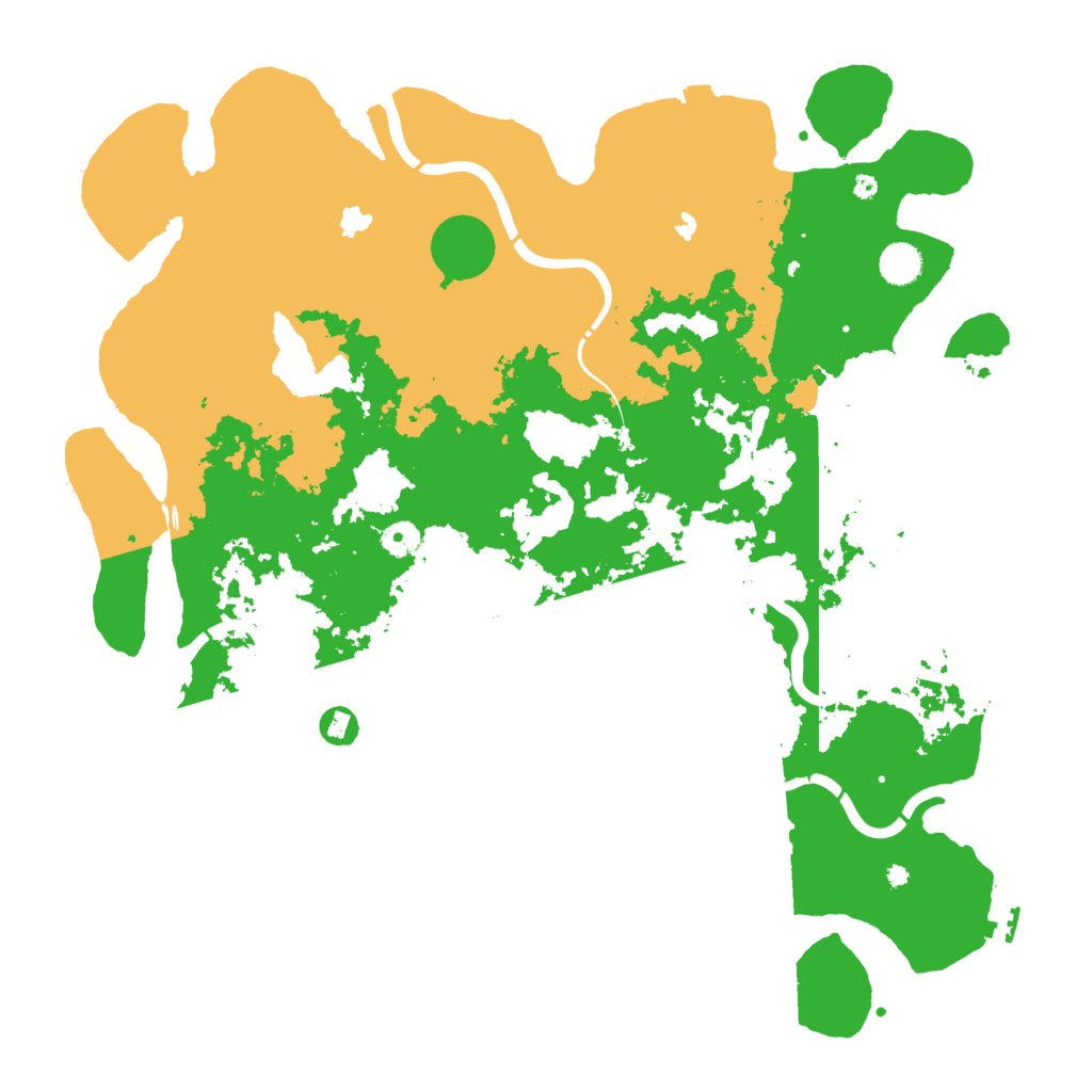 Biome Rust Map: Procedural Map, Size: 4500, Seed: 47297170