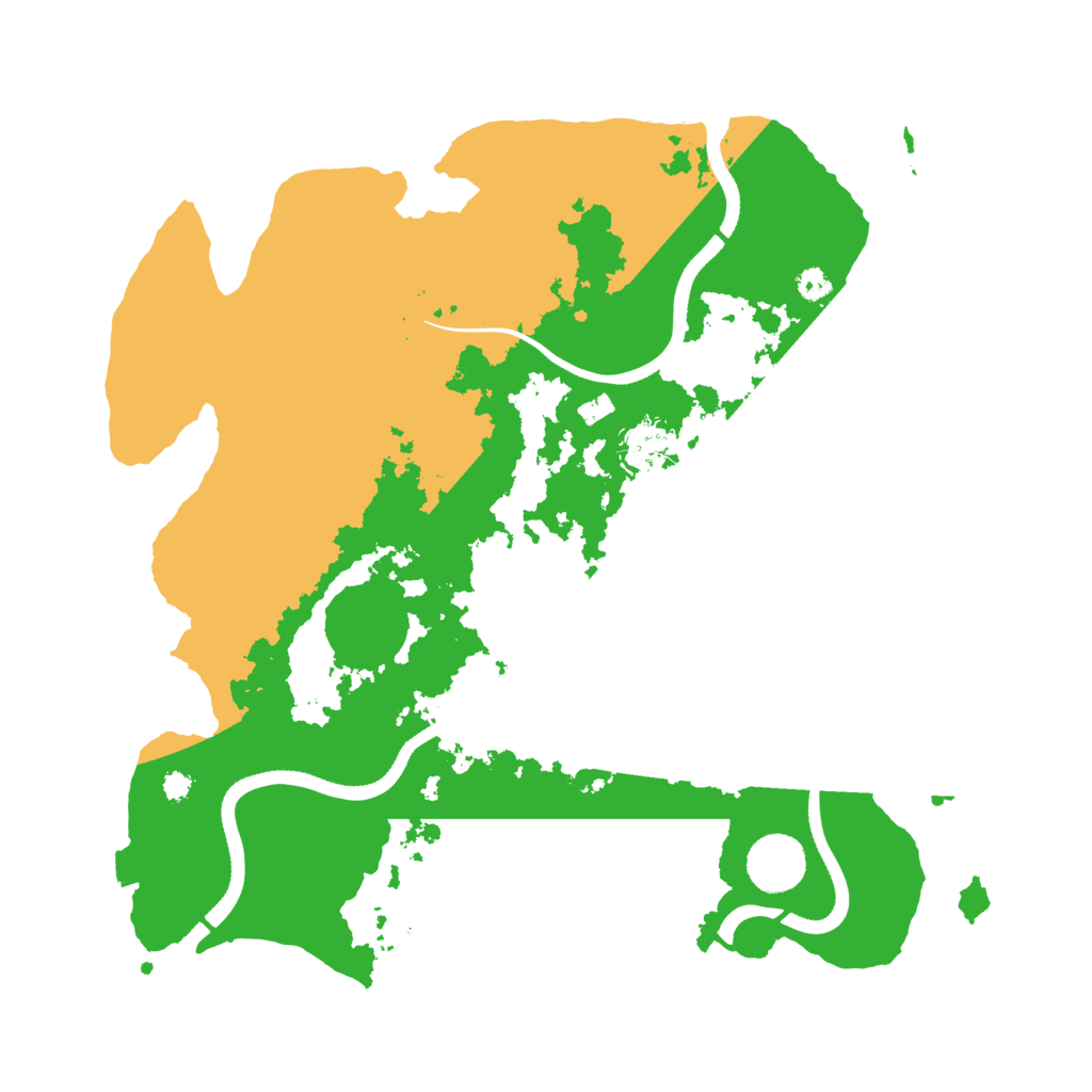 Biome Rust Map: Procedural Map, Size: 3500, Seed: 1603310784