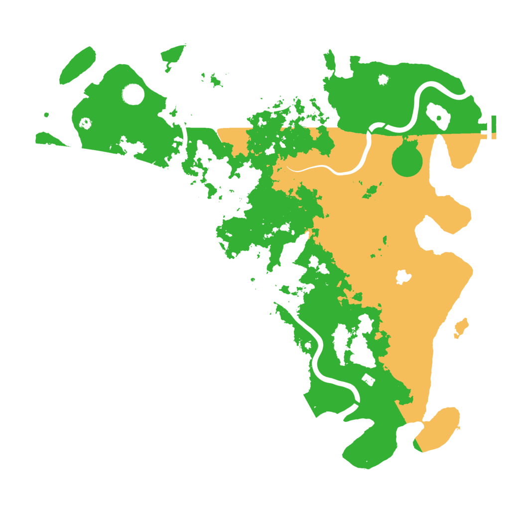 Biome Rust Map: Procedural Map, Size: 4350, Seed: 302171215