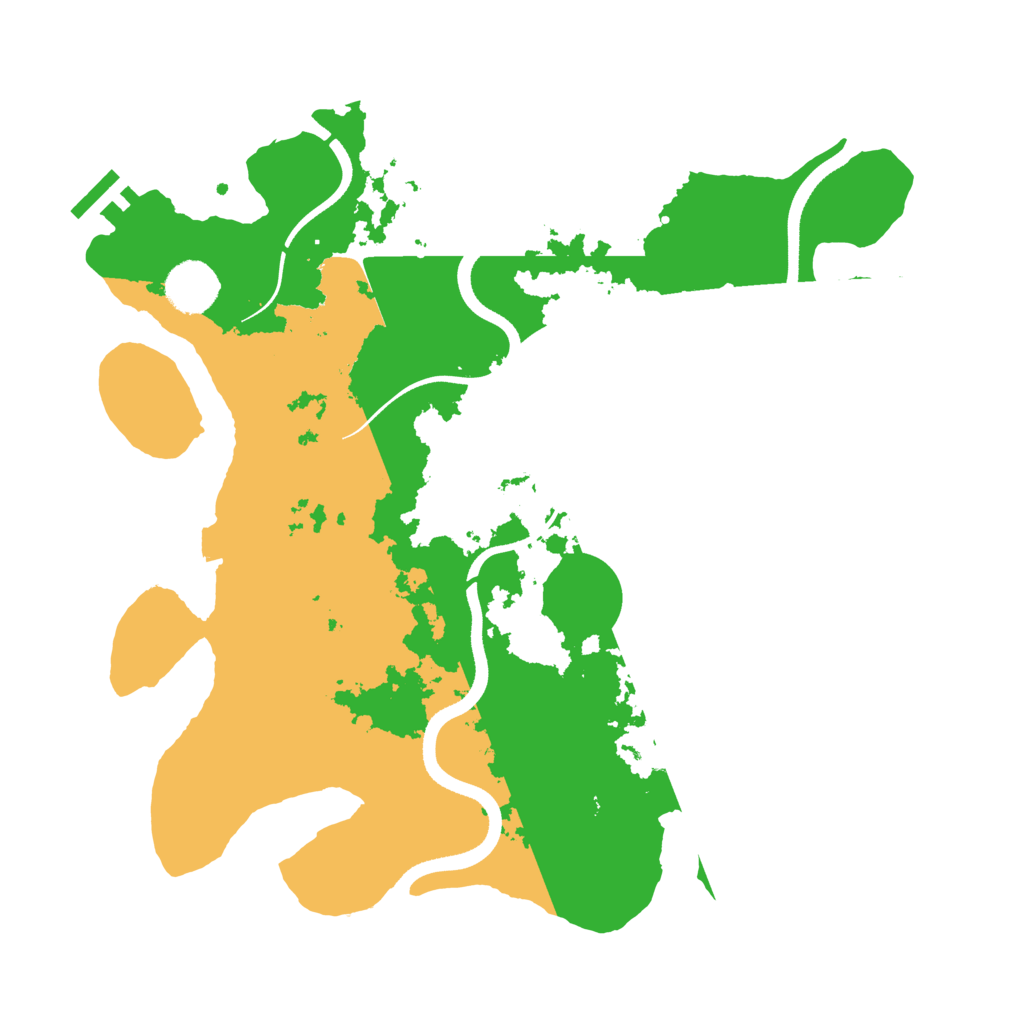 Biome Rust Map: Procedural Map, Size: 3500, Seed: 750175760