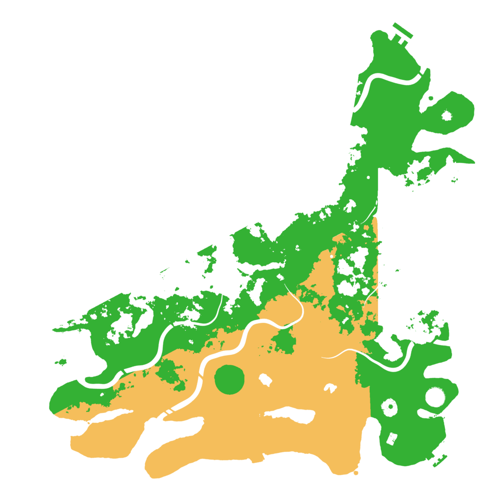 Biome Rust Map: Procedural Map, Size: 4500, Seed: 976979479