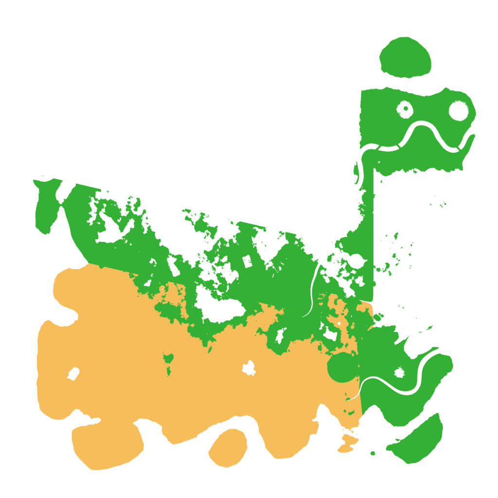 Biome Rust Map: Procedural Map, Size: 4500, Seed: 823459