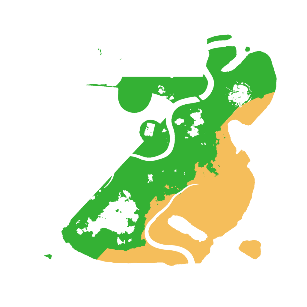 Biome Rust Map: Procedural Map, Size: 2500, Seed: 857404306