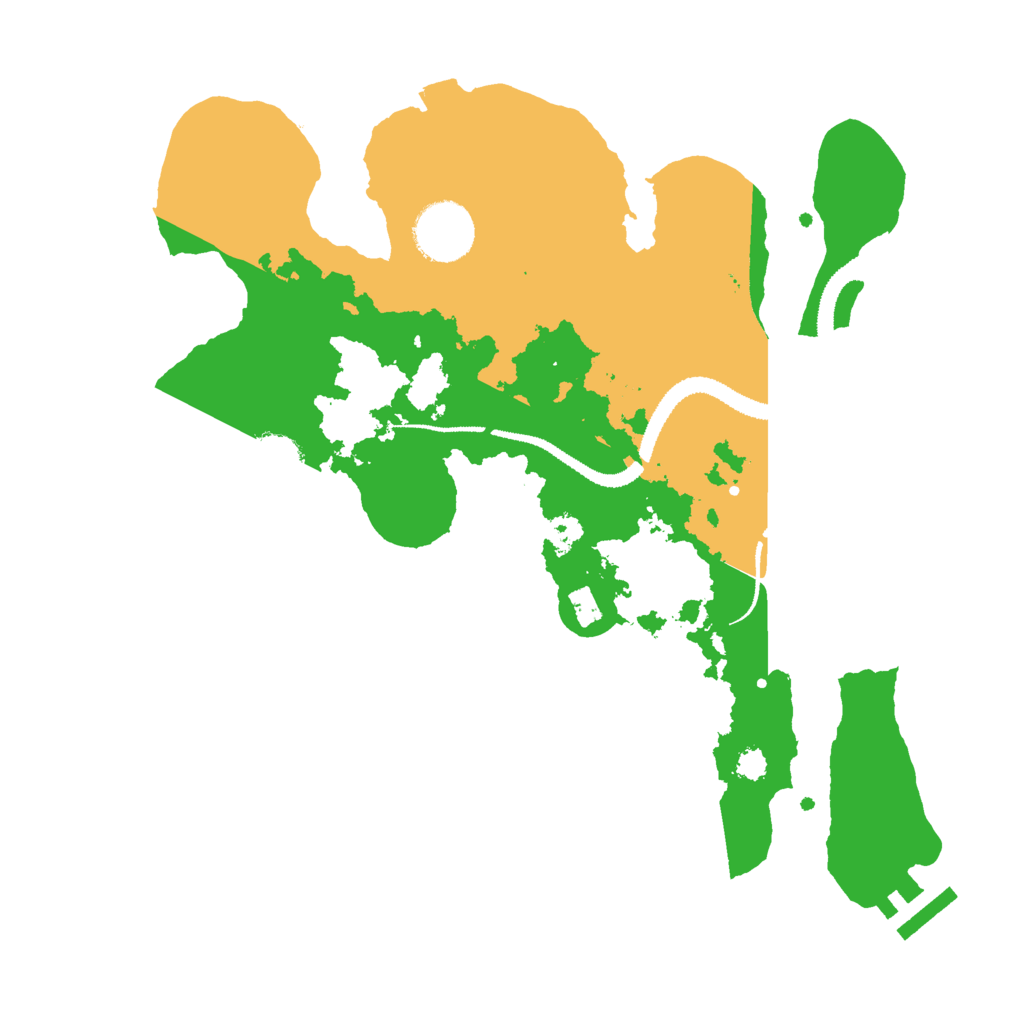 Biome Rust Map: Procedural Map, Size: 3000, Seed: 41848