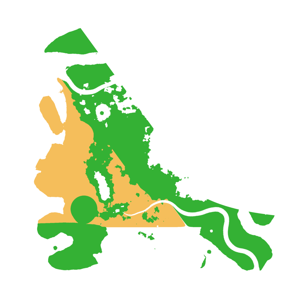 Biome Rust Map: Procedural Map, Size: 3000, Seed: 1838647672