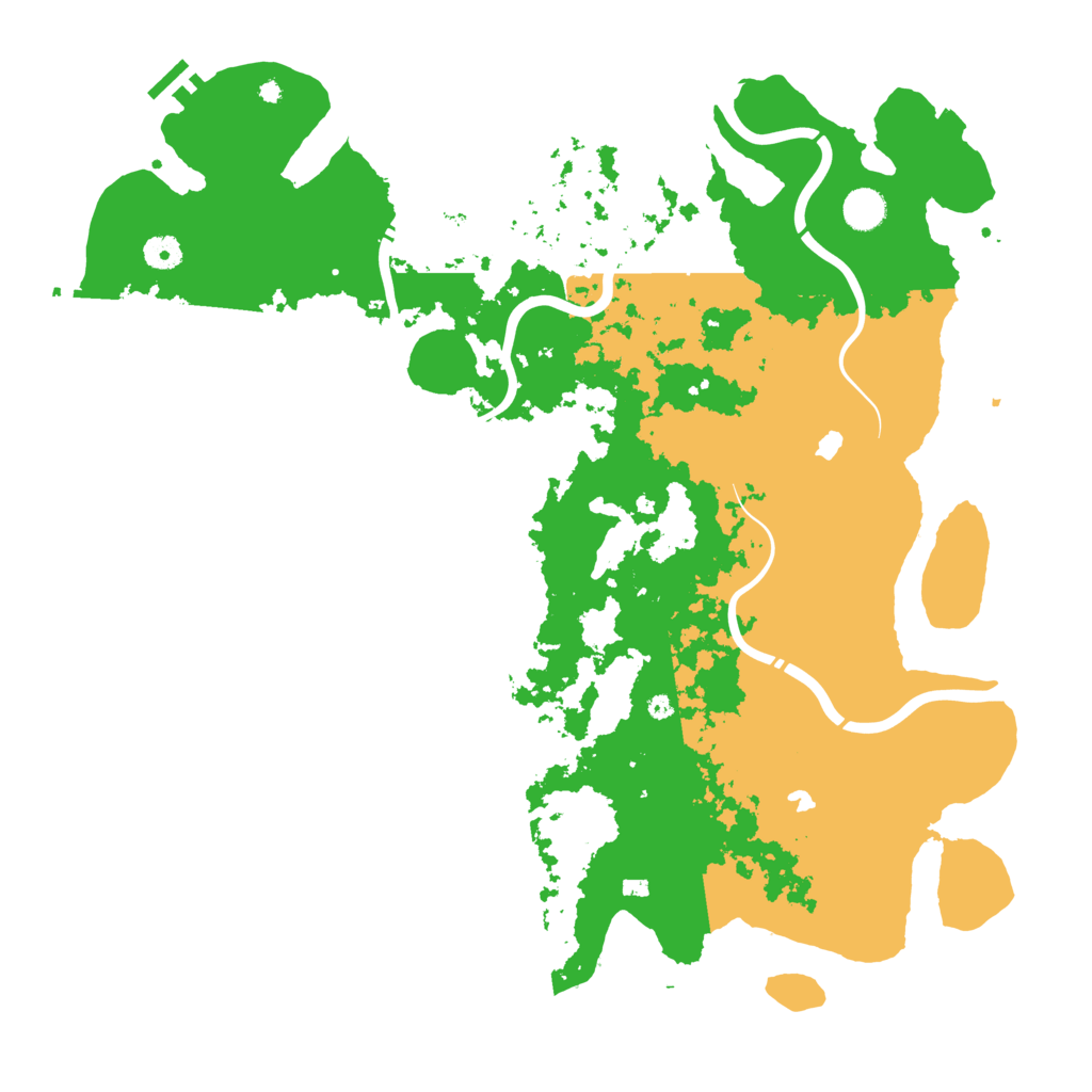 Biome Rust Map: Procedural Map, Size: 4500, Seed: 2133902227
