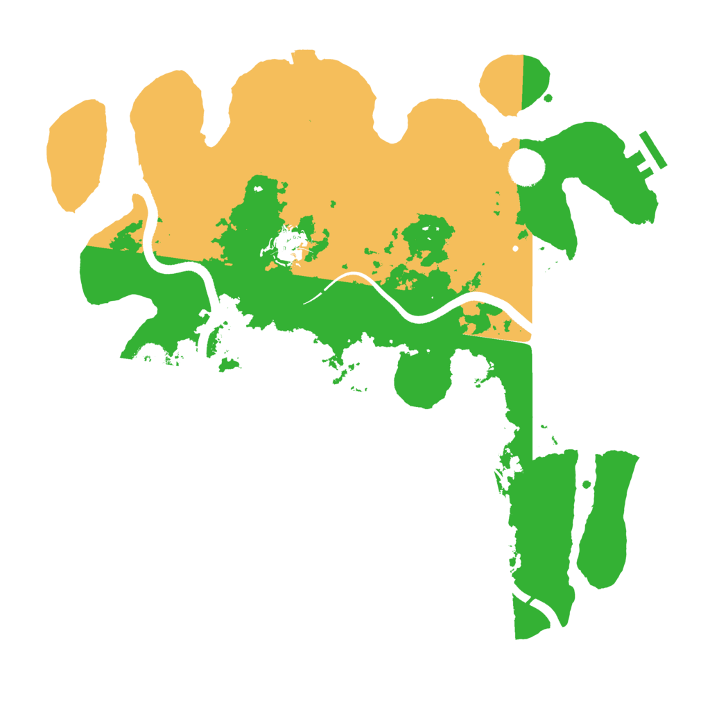 Biome Rust Map: Procedural Map, Size: 3500, Seed: 1030655872