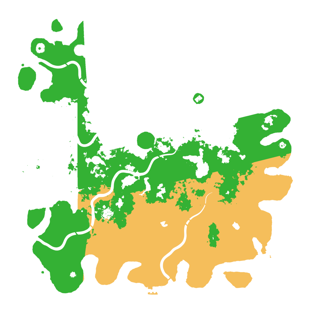 Biome Rust Map: Procedural Map, Size: 4799, Seed: 1