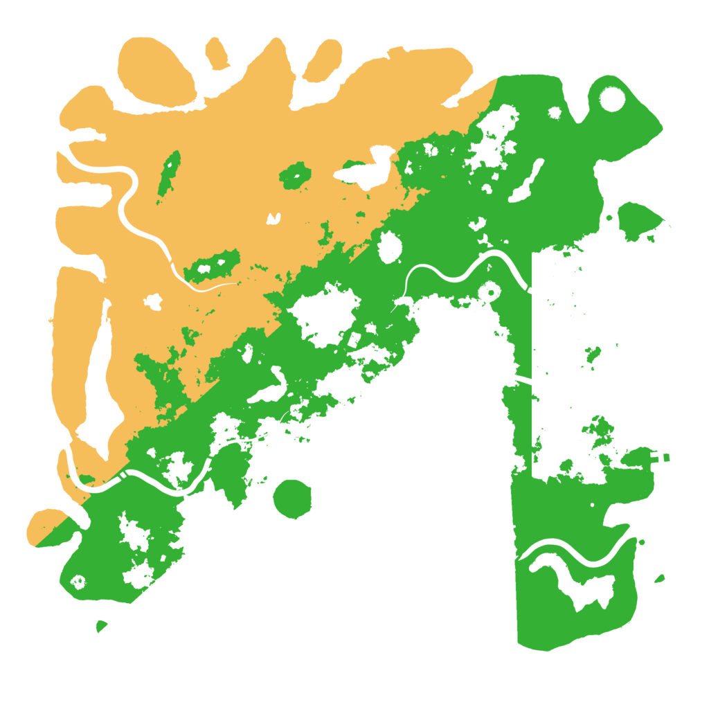 Biome Rust Map: Procedural Map, Size: 5000, Seed: 329575000