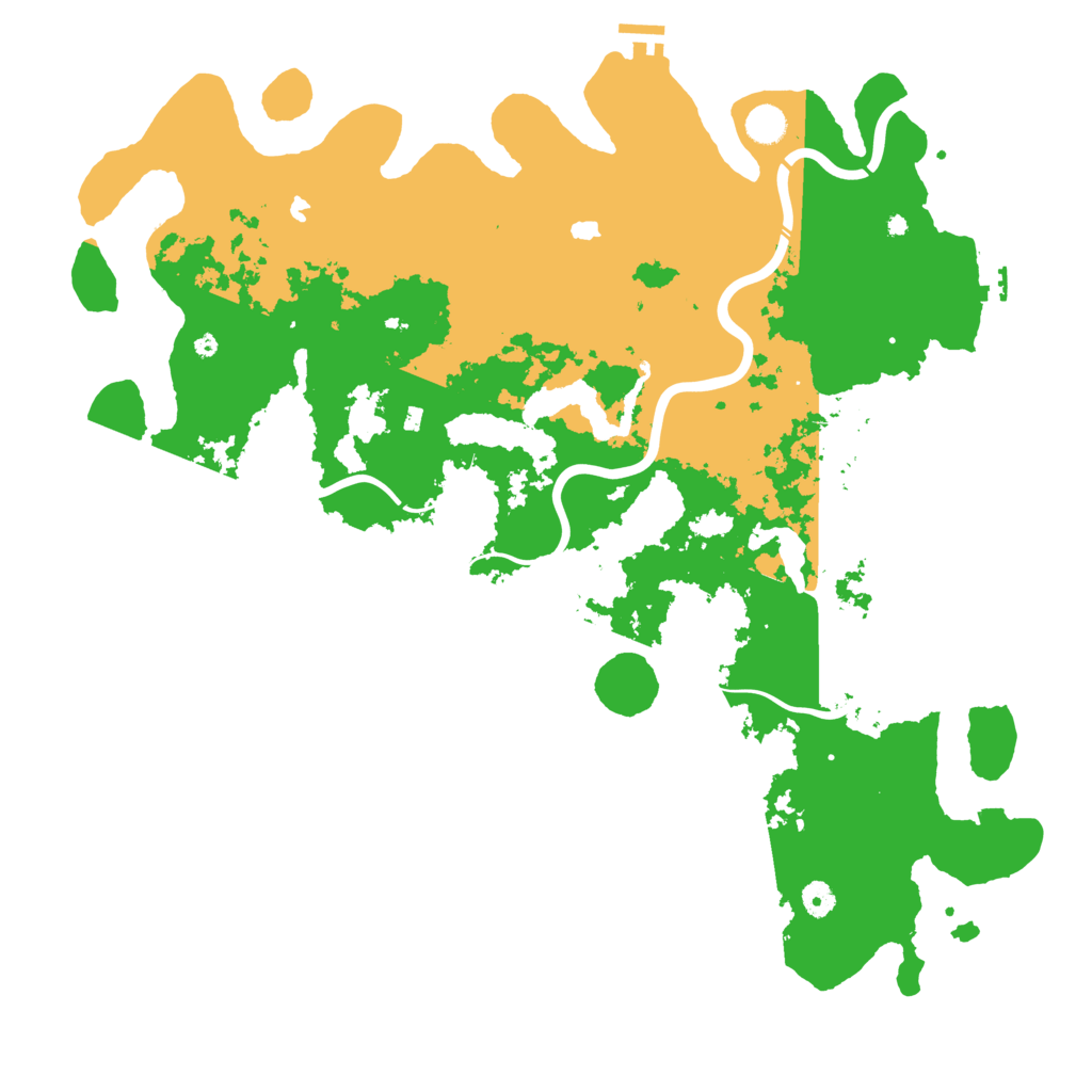 Biome Rust Map: Procedural Map, Size: 4800, Seed: 1078225936
