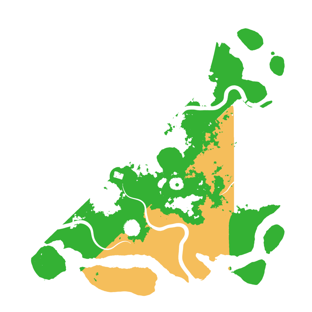 Biome Rust Map: Procedural Map, Size: 3500, Seed: 1430499475