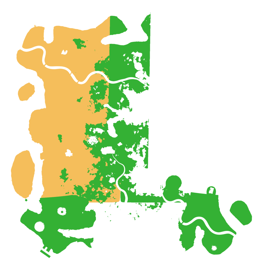 Biome Rust Map: Procedural Map, Size: 4750, Seed: 1425992327