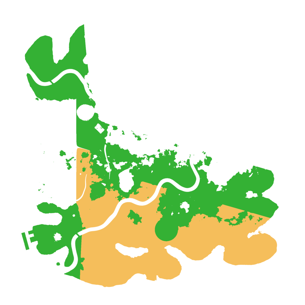 Biome Rust Map: Procedural Map, Size: 3500, Seed: 95622220