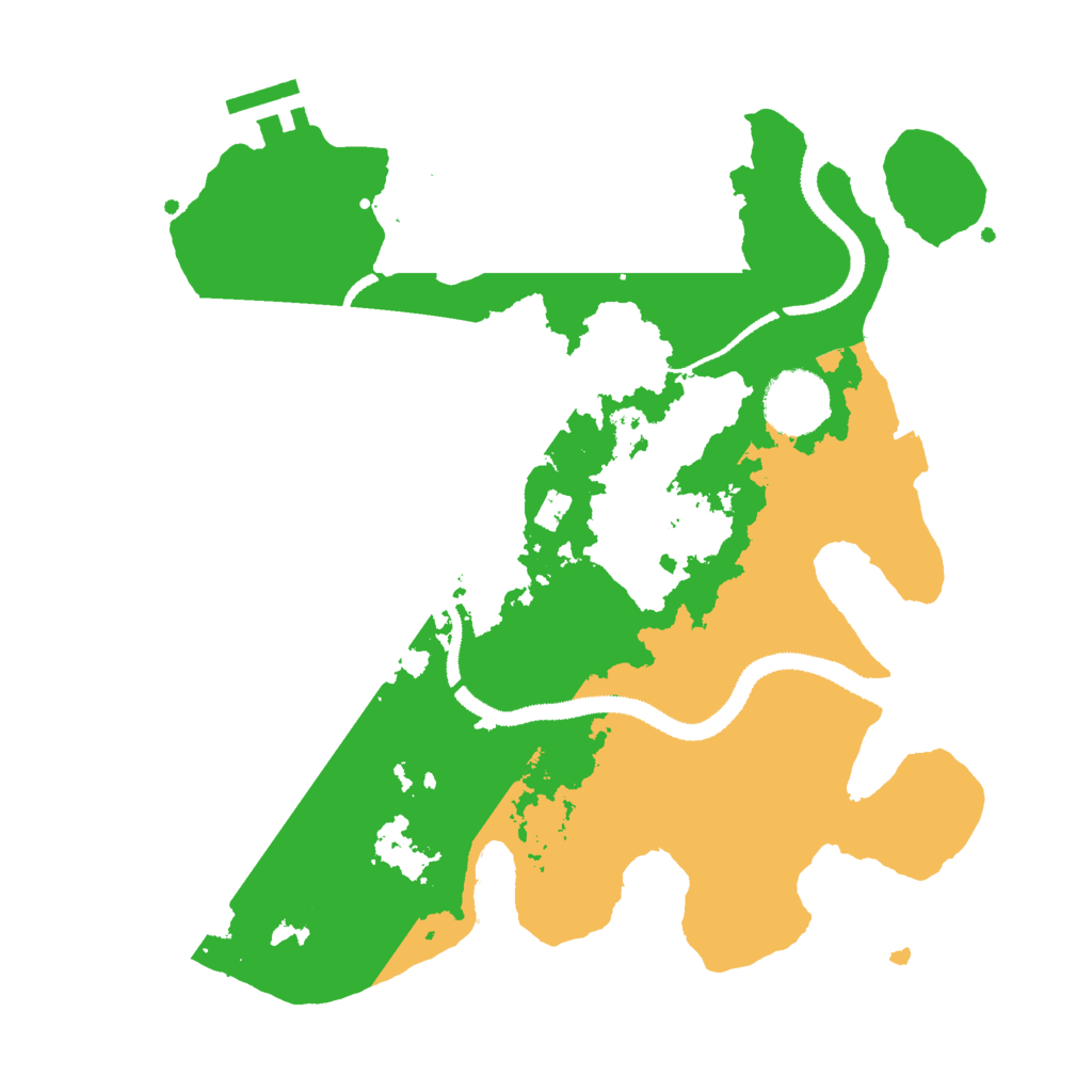 Biome Rust Map: Procedural Map, Size: 3000, Seed: 8012634