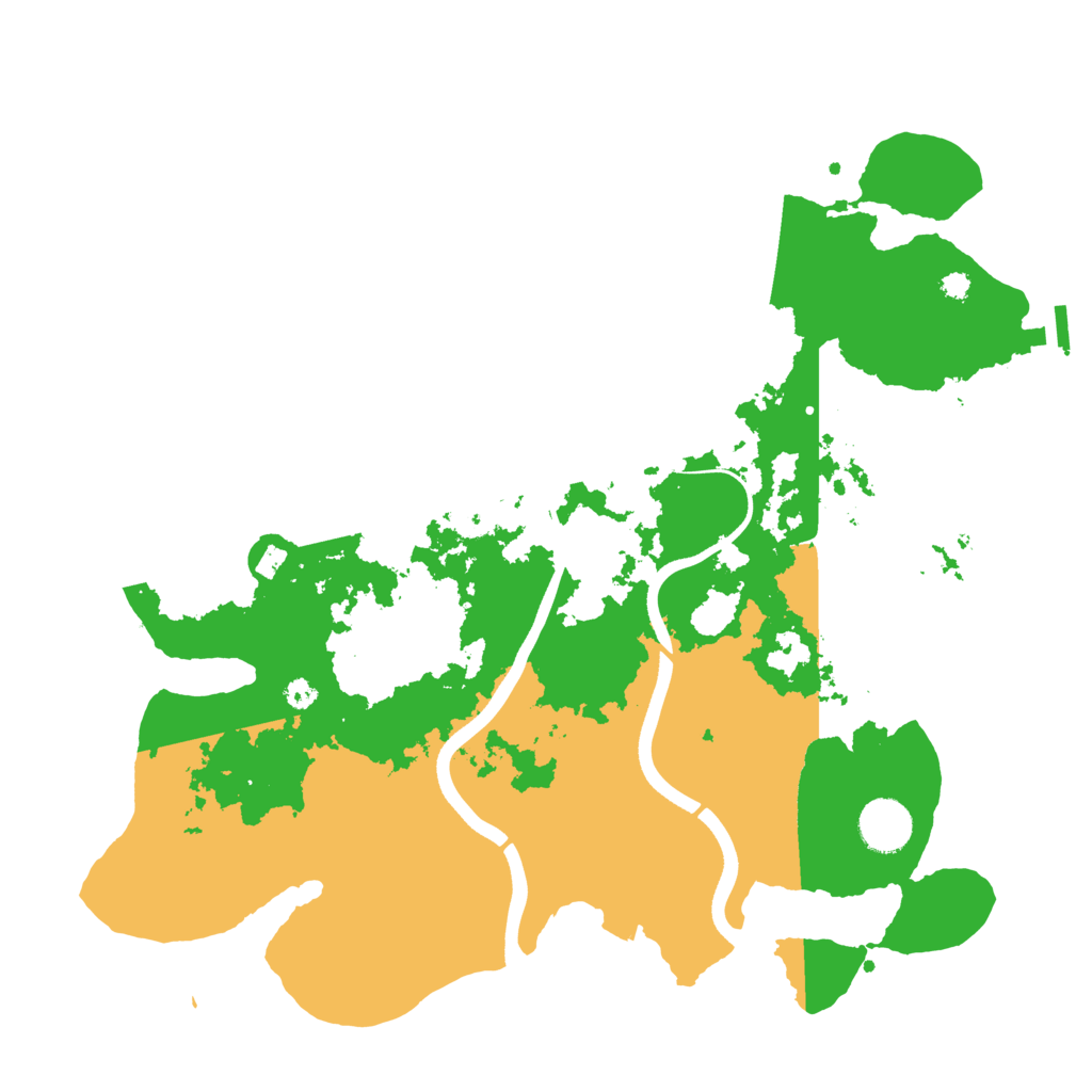 Biome Rust Map: Procedural Map, Size: 3650, Seed: 945705548