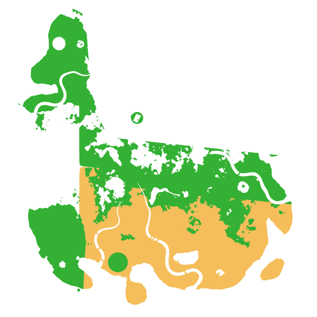 Biome Rust Map: Procedural Map, Size: 4250, Seed: 2045103495