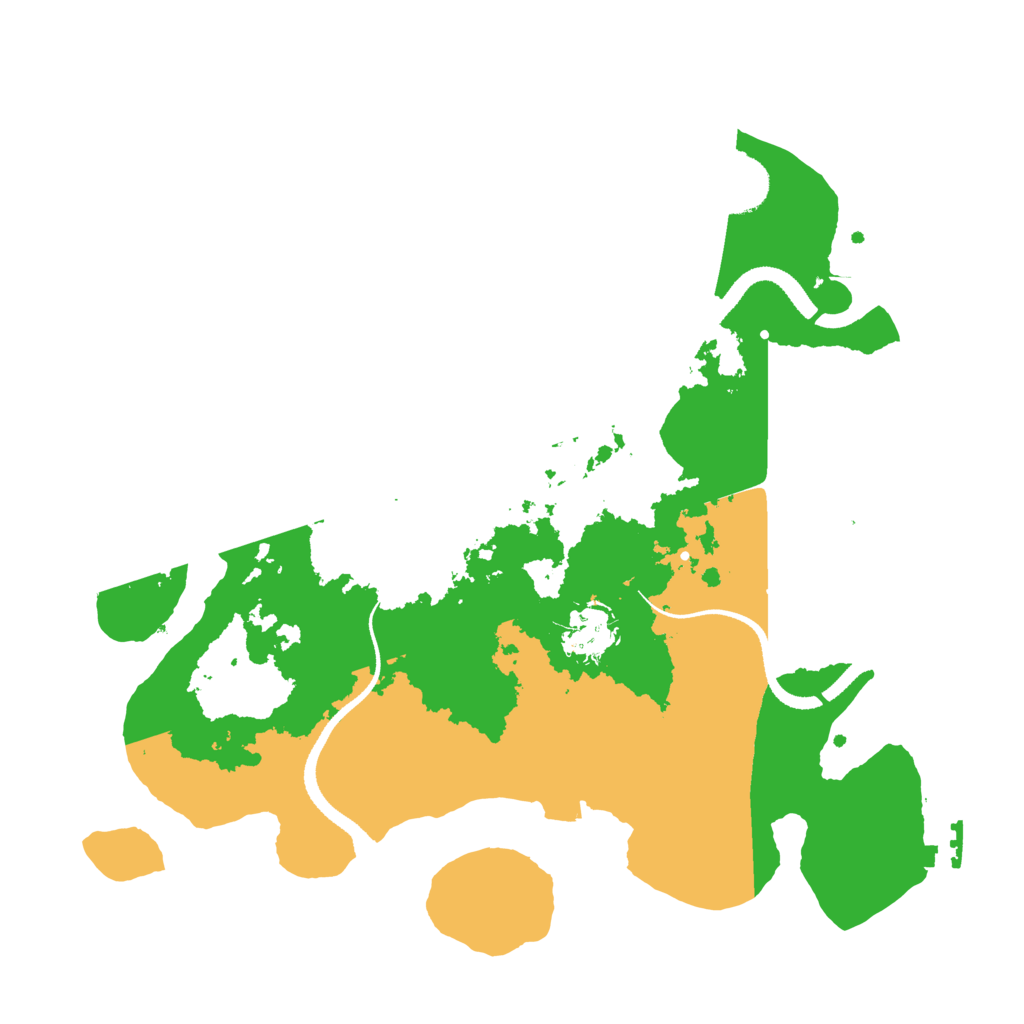 Biome Rust Map: Procedural Map, Size: 3250, Seed: 11996637