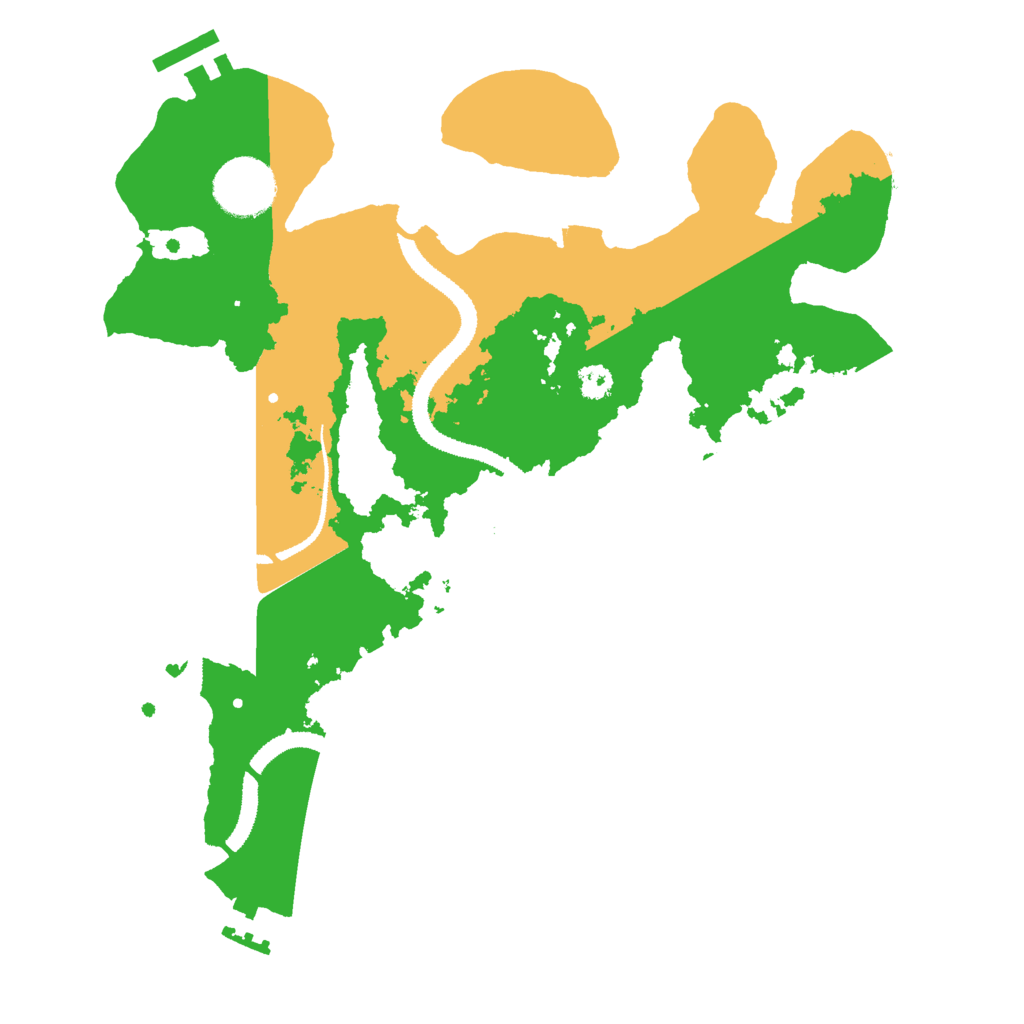 Biome Rust Map: Procedural Map, Size: 3000, Seed: 1120322916