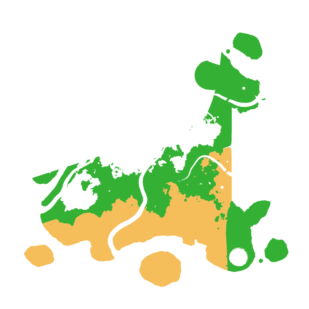 Biome Rust Map: Procedural Map, Size: 3000, Seed: 11996637