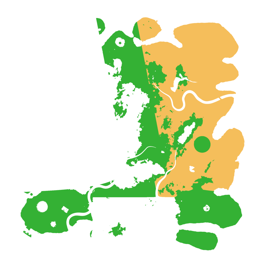 Biome Rust Map: Procedural Map, Size: 4200, Seed: 1951513919