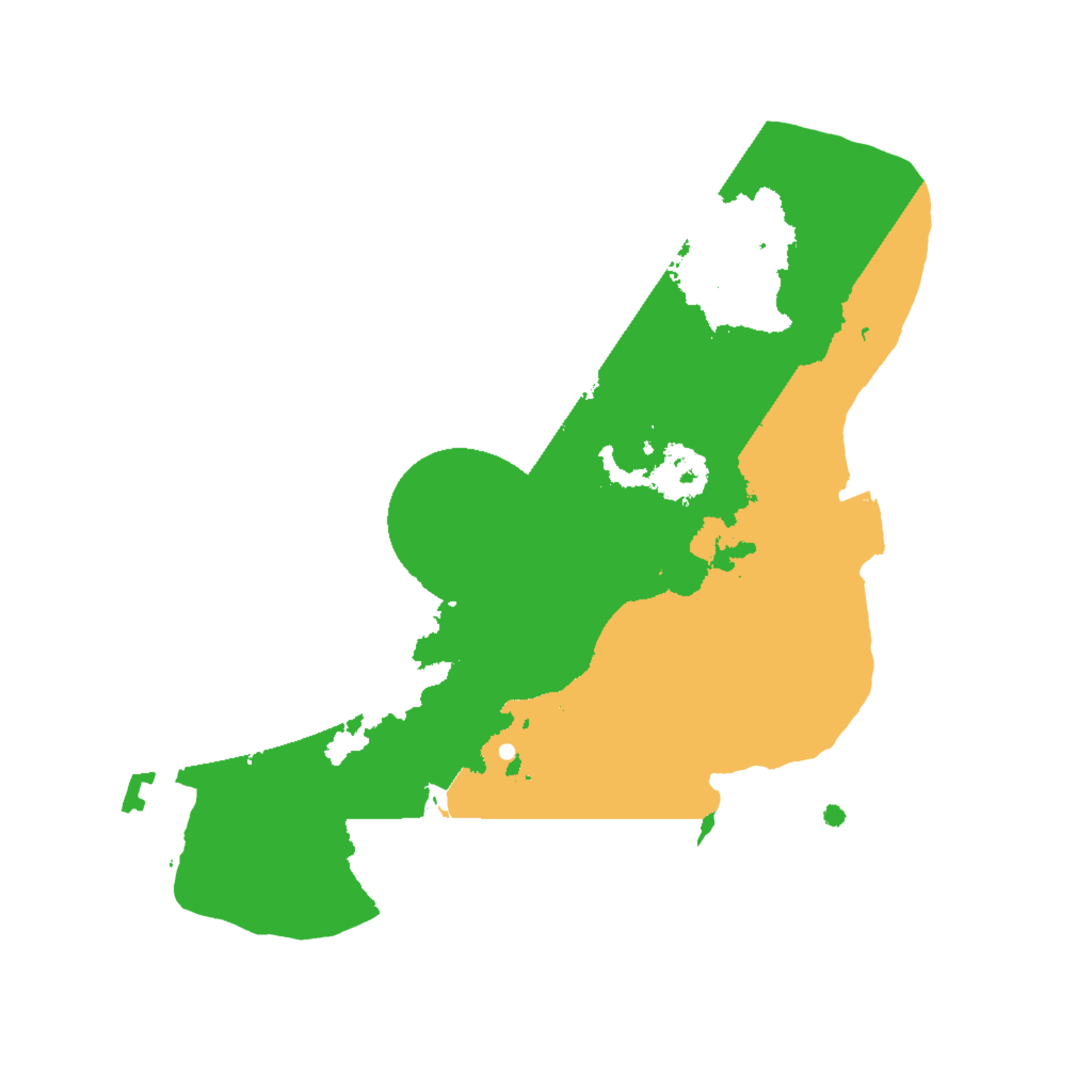 Biome Rust Map: Procedural Map, Size: 2000, Seed: 941199202