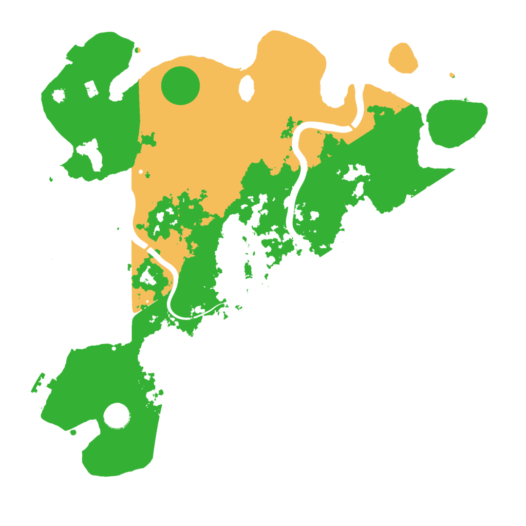 Biome Rust Map: Procedural Map, Size: 3600, Seed: 24231