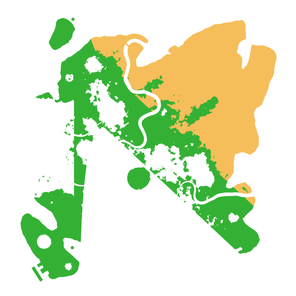 Biome Rust Map: Procedural Map, Size: 3700, Seed: 822618972