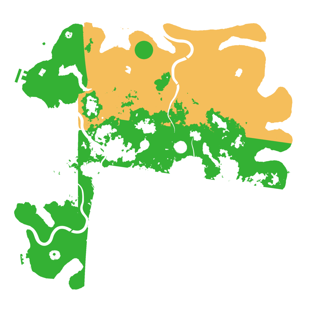 Biome Rust Map: Procedural Map, Size: 4500, Seed: 894369435
