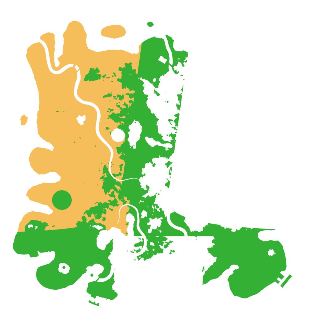 Biome Rust Map: Procedural Map, Size: 4250, Seed: 1143853292