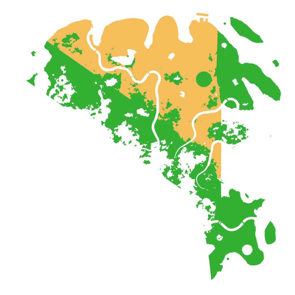 Biome Rust Map: Procedural Map, Size: 5000, Seed: 1894365744