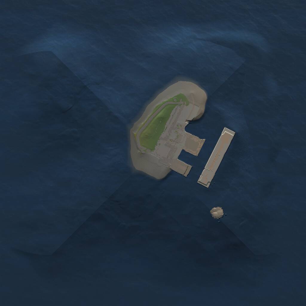 Rust Map: Procedural Map, Size: 1000, Seed: 1710468327, 2 Monuments