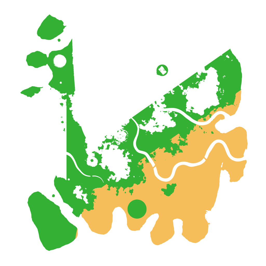 Biome Rust Map: Procedural Map, Size: 3700, Seed: 1246289816