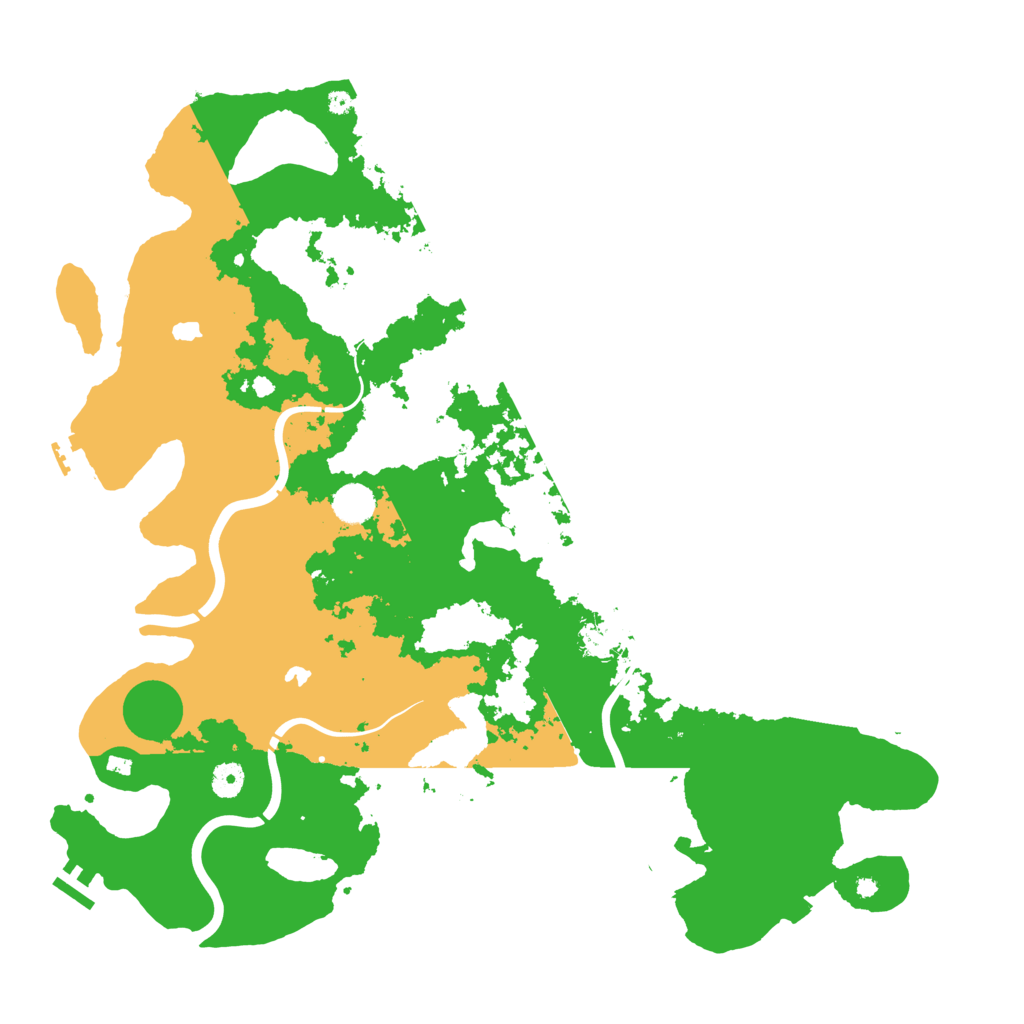 Biome Rust Map: Procedural Map, Size: 4500, Seed: 881958967