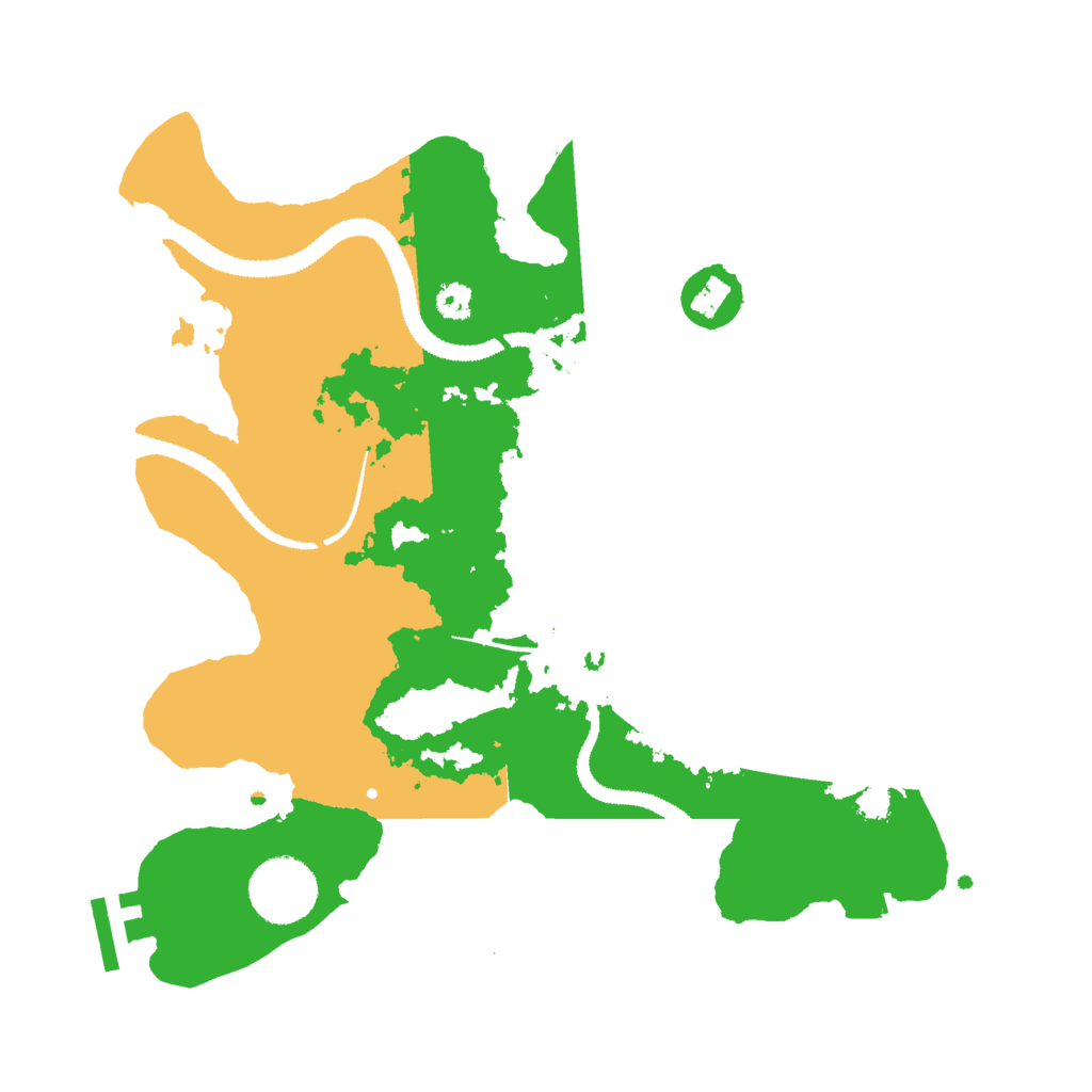 Biome Rust Map: Procedural Map, Size: 3000, Seed: 1137066