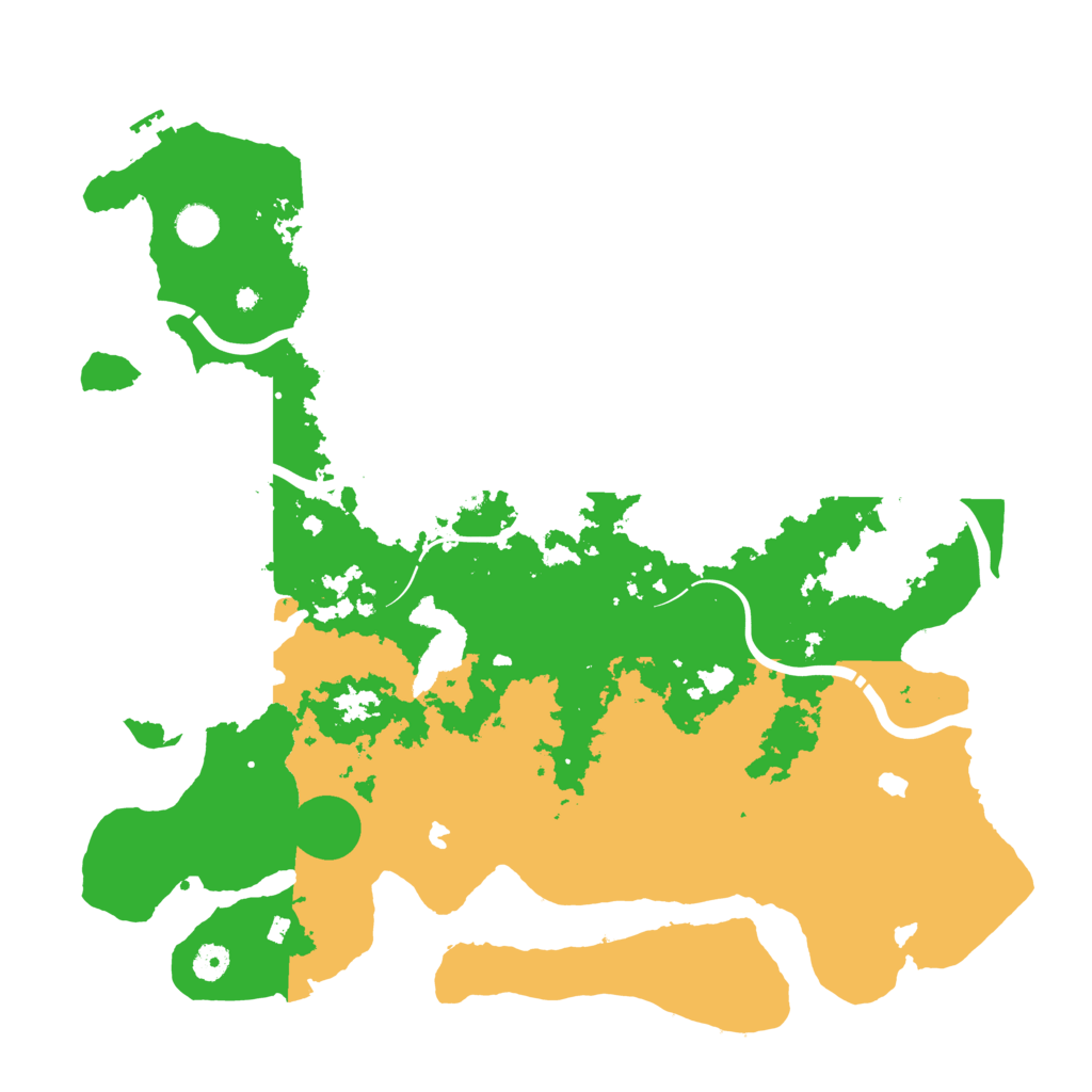 Biome Rust Map: Procedural Map, Size: 4500, Seed: 49989