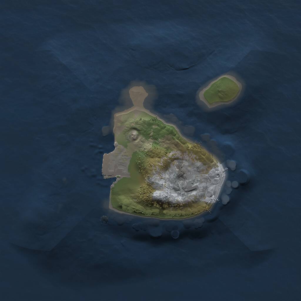 Rust Map: Procedural Map, Size: 1400, Seed: 25254, 1 Monuments