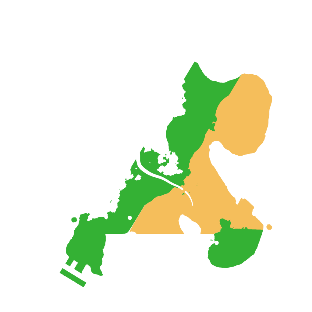 Biome Rust Map: Procedural Map, Size: 2250, Seed: 59191160