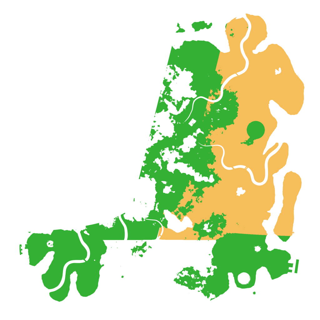 Biome Rust Map: Procedural Map, Size: 4700, Seed: 93703327