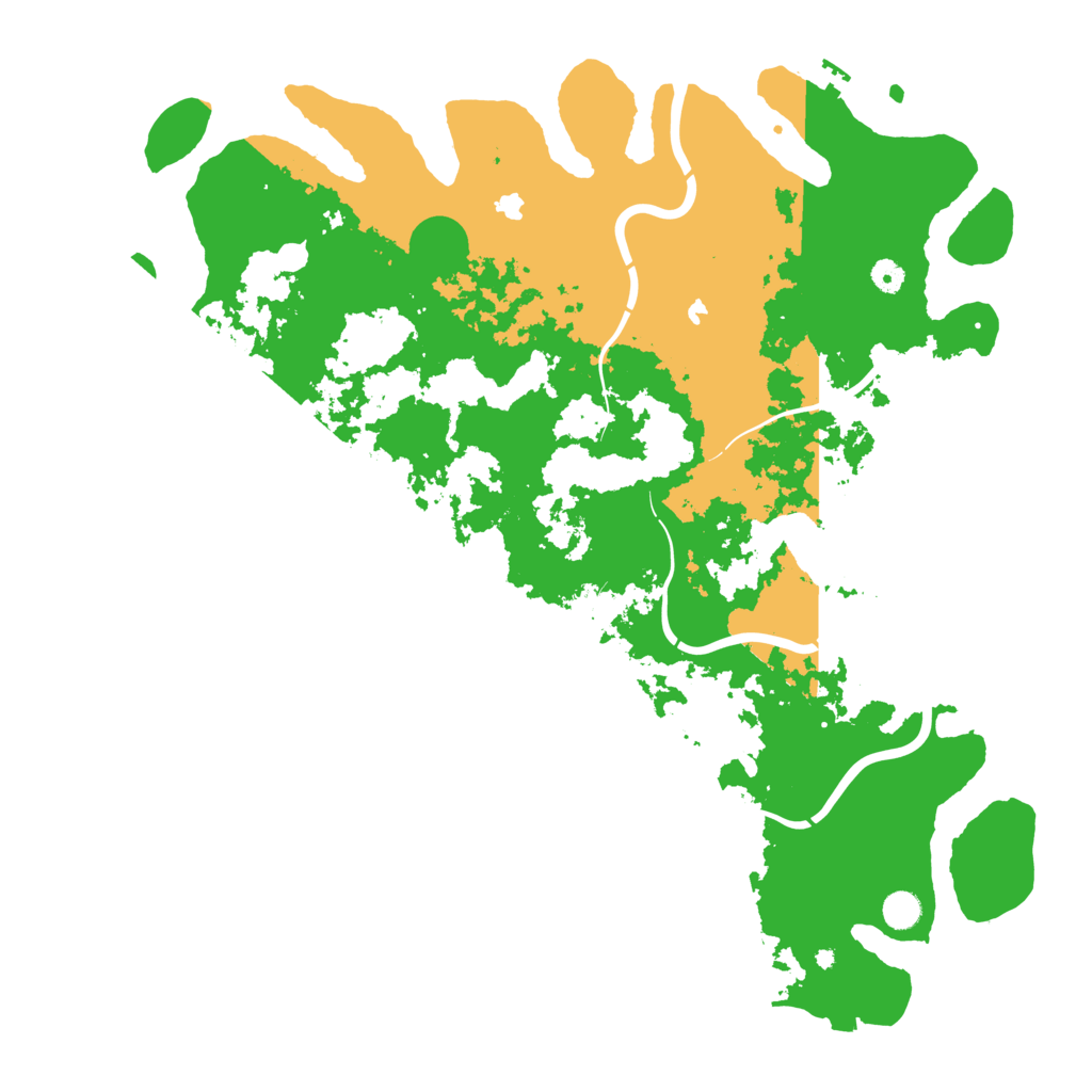 Biome Rust Map: Procedural Map, Size: 5000, Seed: 5665