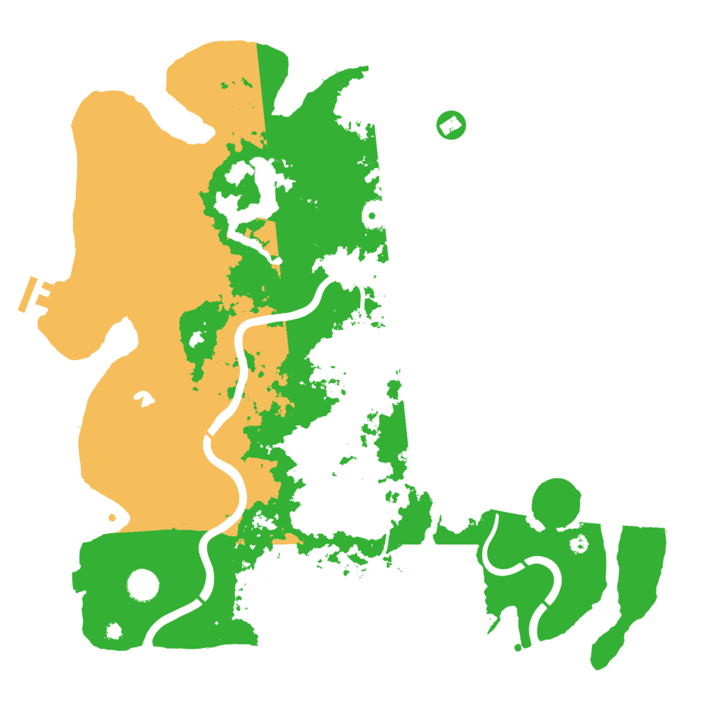 Biome Rust Map: Procedural Map, Size: 4000, Seed: 231810193