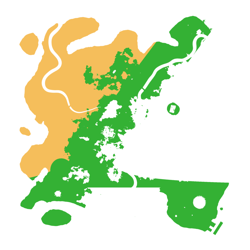Biome Rust Map: Procedural Map, Size: 3500, Seed: 1818520215