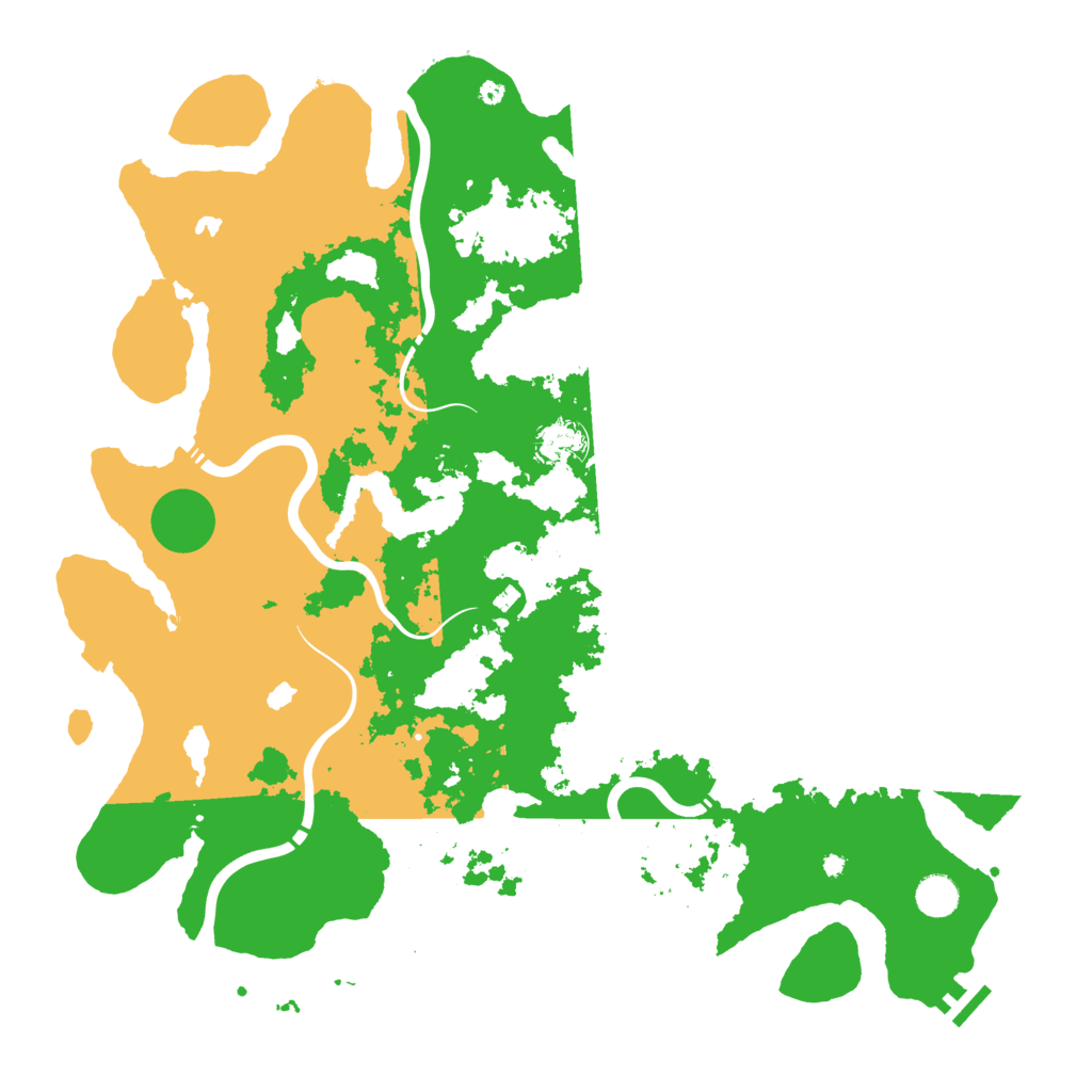 Biome Rust Map: Procedural Map, Size: 4500, Seed: 1127512386