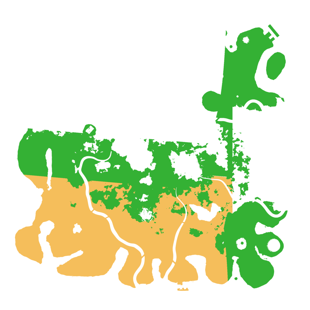 Biome Rust Map: Procedural Map, Size: 4250, Seed: 1365047817
