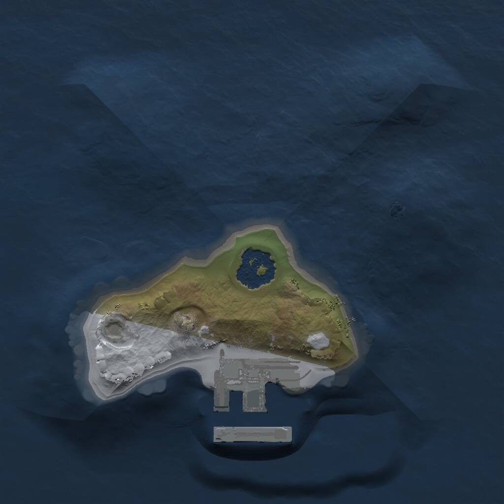 Rust Map: Procedural Map, Size: 1300, Seed: 532341642, 2 Monuments