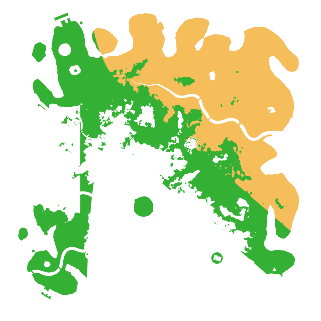Biome Rust Map: Procedural Map, Size: 4500, Seed: 971938822