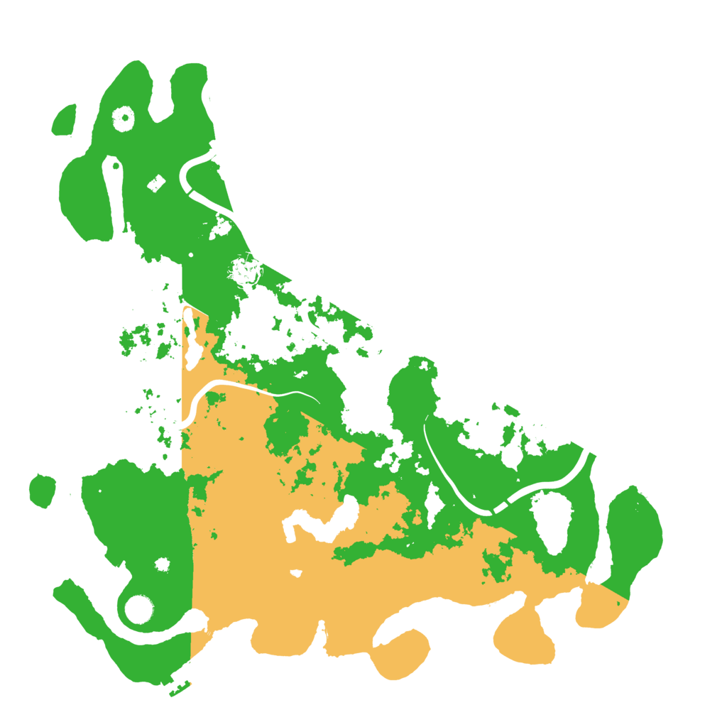 Biome Rust Map: Procedural Map, Size: 4500, Seed: 7429103