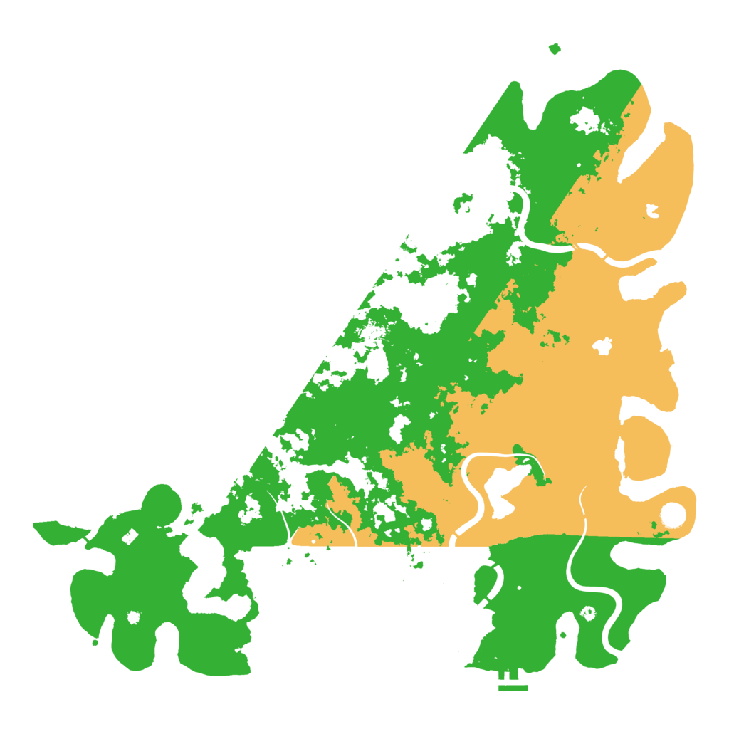 Biome Rust Map: Procedural Map, Size: 5000, Seed: 37785843