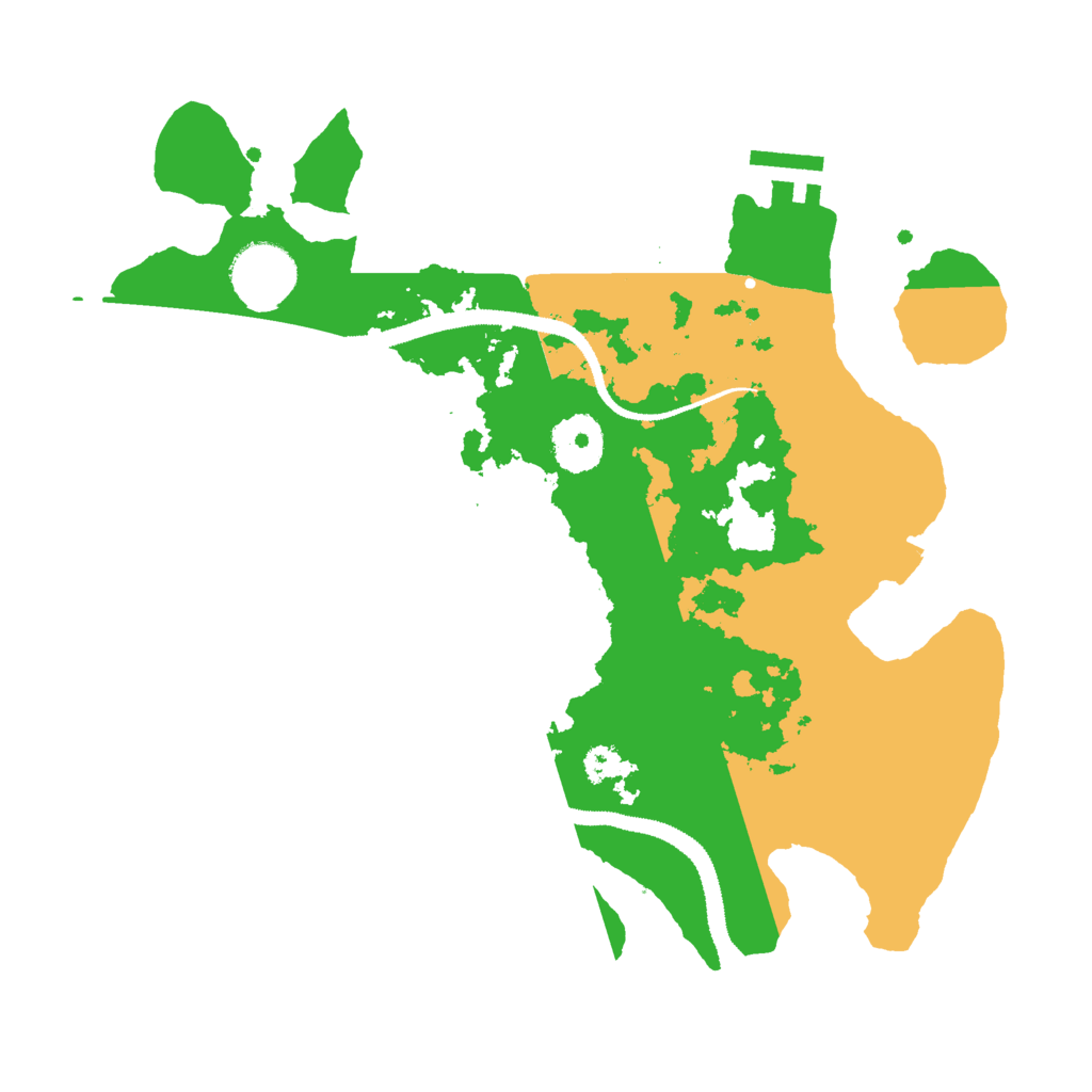 Biome Rust Map: Procedural Map, Size: 3000, Seed: 313555005