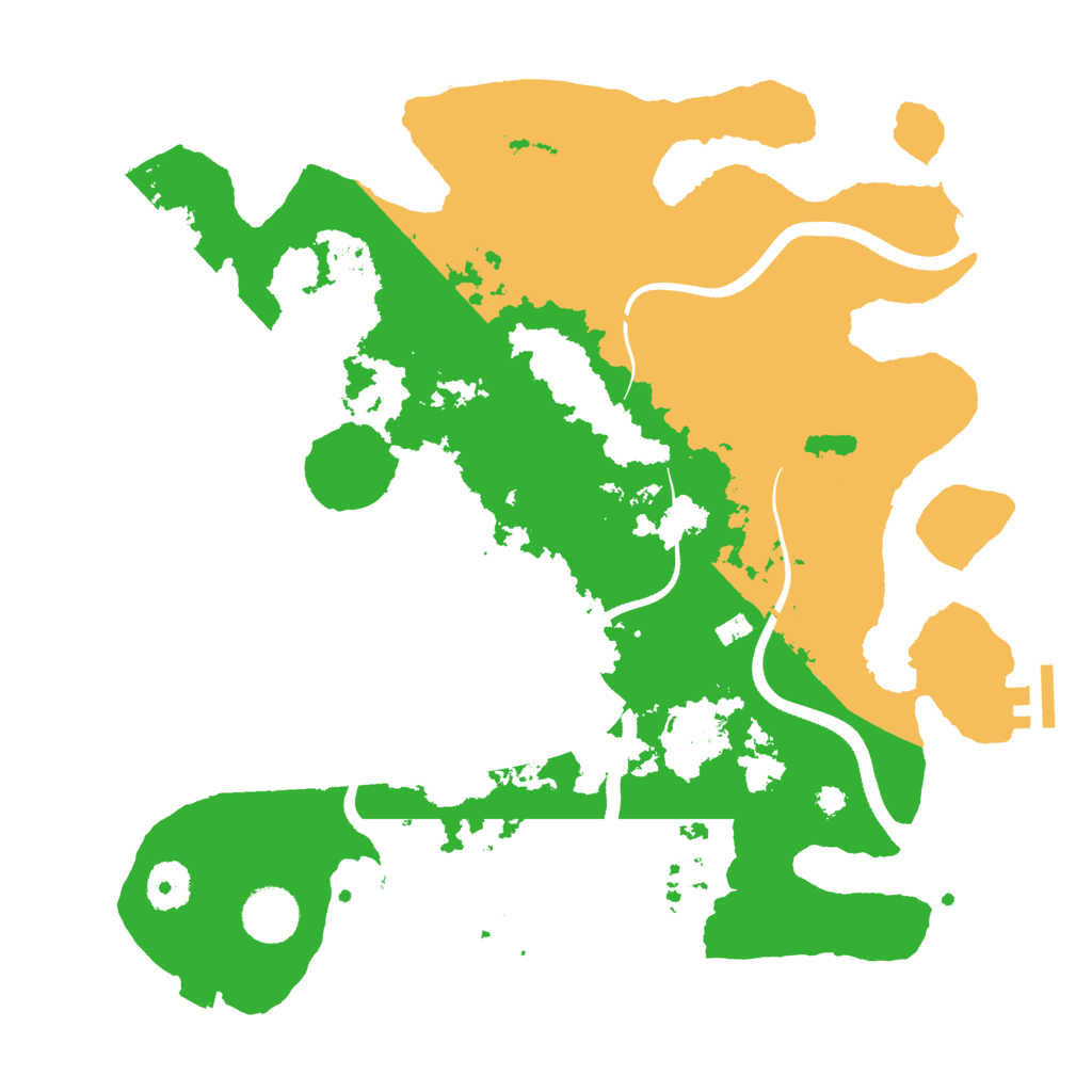 Biome Rust Map: Procedural Map, Size: 3500, Seed: 1680815247