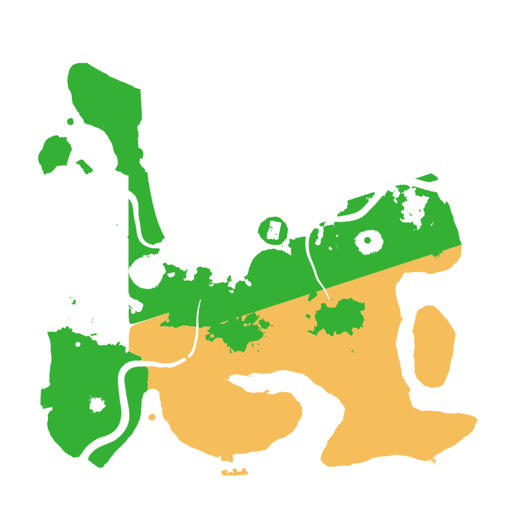 Biome Rust Map: Procedural Map, Size: 3000, Seed: 1539641833